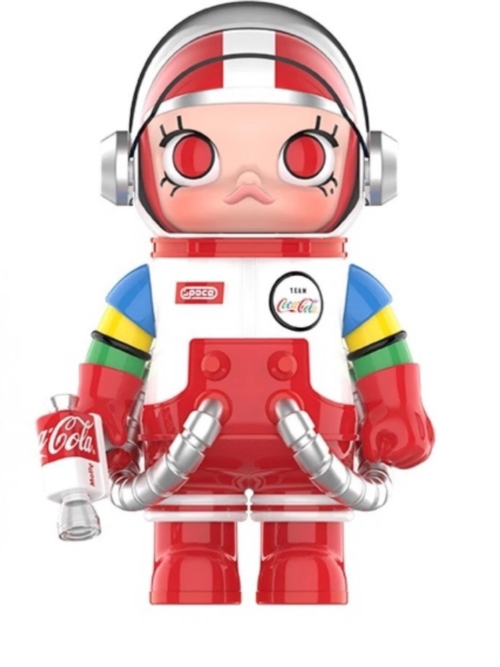Limited Coca Cola Mega Space Molly 400% sealed box. – Red, White & Multicolor.